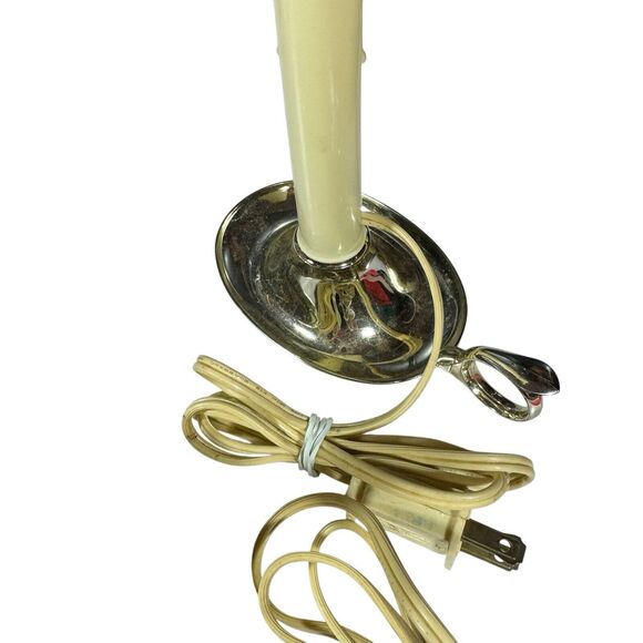 VTG Williamsburg Colonial Electric Window Candle Set Of 3 Handled Holder - Picture 7 of 7